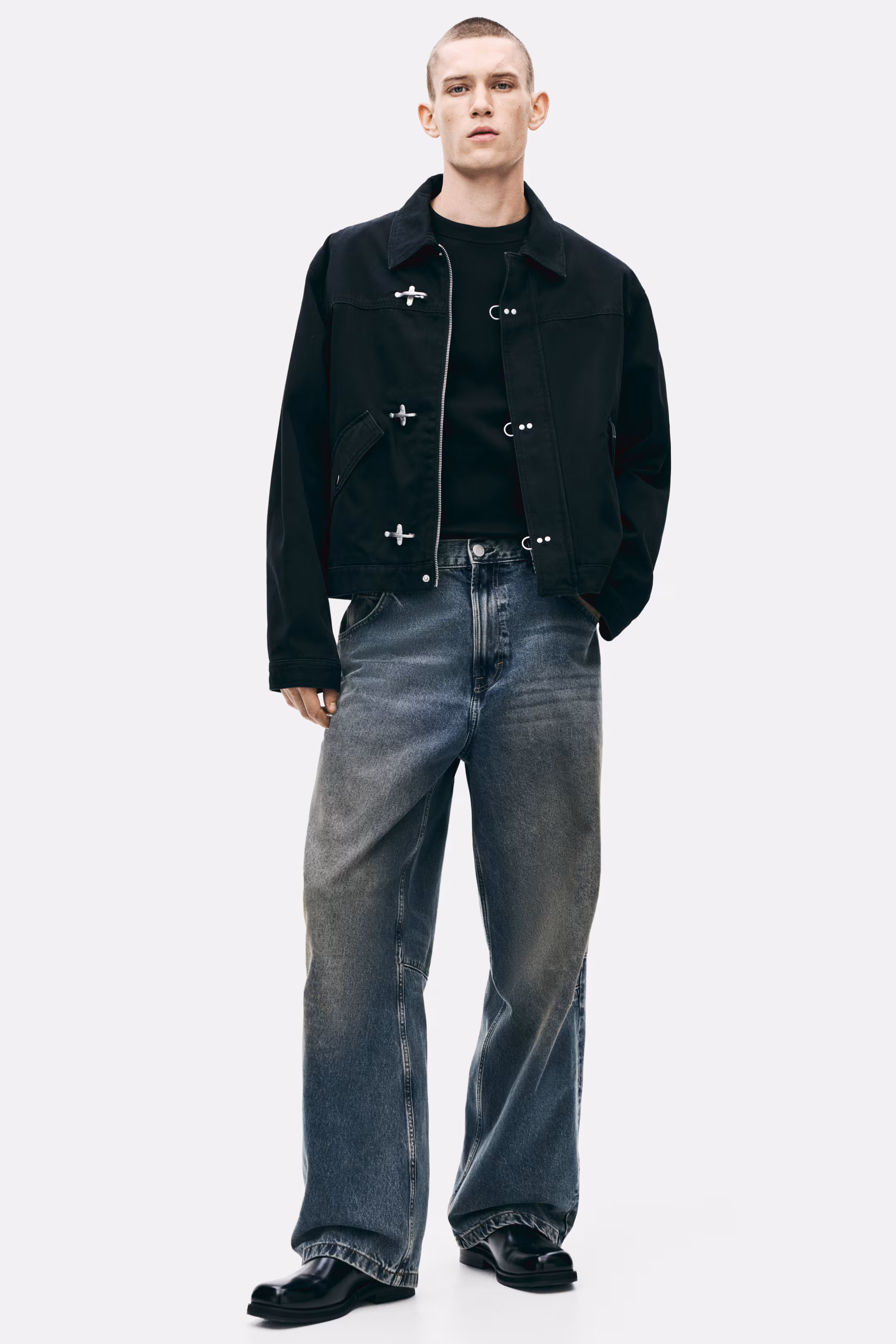 Dusty denim blue